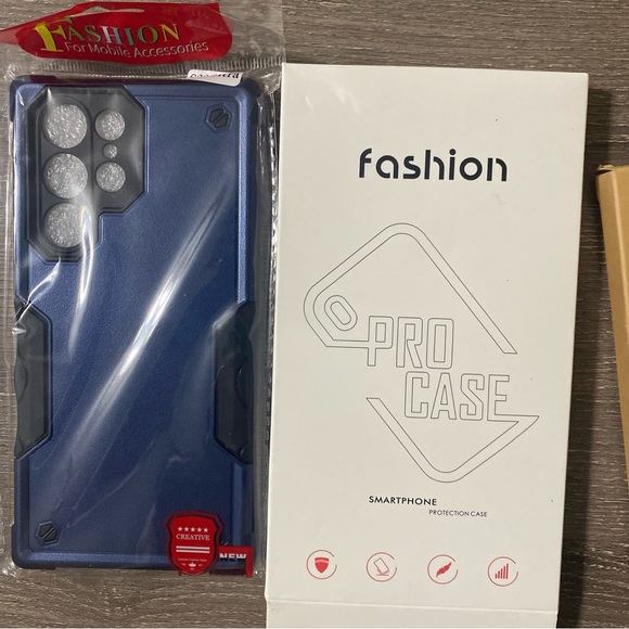 slim fit shockproof phone case for Samsung Galaxy S22 Ultra In Blue - Picture 3 of 3